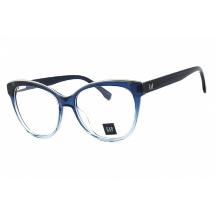 GAP Women's Eyeglasses - Navy Gradient Acetate Cat Eye Full Rim Frame | VGP016 0NAV ,