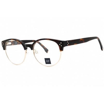 GAP Women's Eyeglasses - Clear Demo Lens Havana Plastic Round Full Rim | VGP017 0HAV ,
