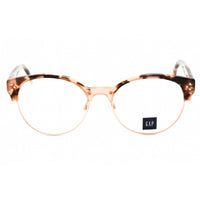 GAP Women's Eyeglasses - Blush Havana Metal Round Shape Full Rim Frame | VGP017 0BLU ,