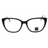 GAP Women's Eyeglasses - Clear Demo Lens Black Acetate Cat Eye Full Rim | VGP018 0BLA ,