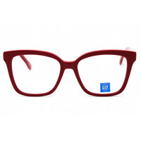 GAP Women's Eyeglasses - Clear Demo Lens Red Acetate Cat Eye Full Rim | VGP021 0RED ,