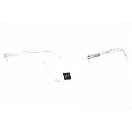 GAP Men's Eyeglasses - Crystal Acetate Rectangular Shape Full Rim Frame | VGP028 0CRY ,
