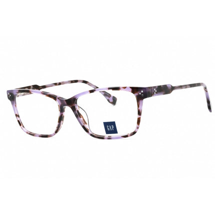 GAP Women's Eyeglasses - Purple Havana Acetate Square Full Rim Frame | VGP036 0PUH ,
