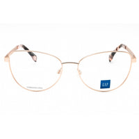 GAP Women's Eyeglasses - Matte Gold Metal Cat Eye Shape Full Rim Frame | VGP044 383R ,