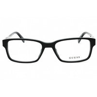 Guess Men's Eyeglasses - Shiny Black Acetate Rectangular Full Rim Frame | GU1906 001 ,