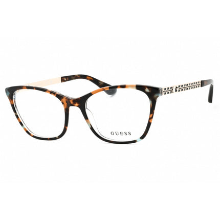Guess Women's Eyeglasses - Blue/Other Acetate Cat Eye Full Rim Frame | GU2882 092 ,