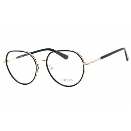 Guess Women's Eyeglasses - Pale Gold Metal Geometric Full Rim Frame | GU2915-D 032 ,