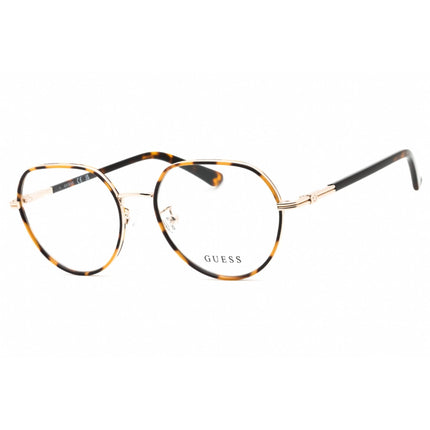 Guess Women's Eyeglasses - Pink Gold Metal Geometric Full Rim Frame | GU2915-D 033 ,