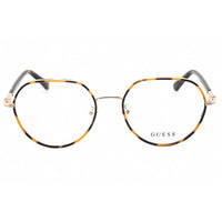 Guess Women's Eyeglasses - Pink Gold Metal Geometric Full Rim Frame | GU2915-D 033 ,