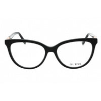 Guess Women's Eyeglasses - Shiny Black Acetate Cat Eye Full Rim Frame | GU2942 001 ,