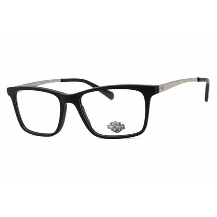 Harley Davidson Men's Eyeglasses - Matte Black Rectangular Full Rim Frame | HD0779 002 ,