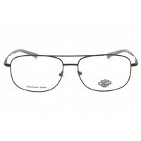 Harley Davidson Men's Eyeglasses - Shiny Gunmetal Metal Aviator Frame | HD0822 008 ,