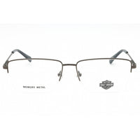 Harley Davidson Men's Eyeglasses - Matte Dark Nickeltin Half Rim Frame | HD0949 007 ,