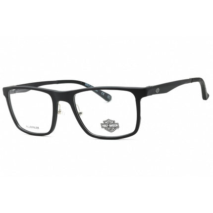 Harley Davidson Men's Eyeglasses - Matte Gunmetal Rectangular Shape Frame | HD9025 009 ,
