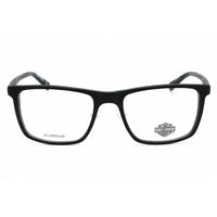 Harley Davidson Men's Eyeglasses - Matte Black Rectangular Full Rim | HD9025 002 ,