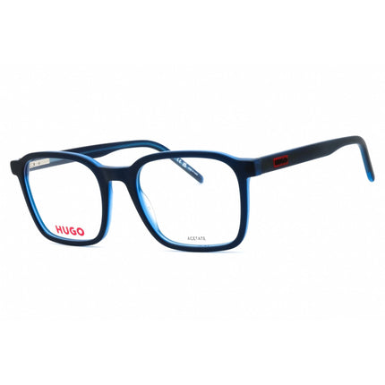 Hugo Men's Eyeglasses - Blue Plastic Square Shape Full Rim Frame | HG 1202 0PJP 00 ,