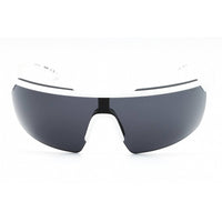 Hugo Men's Sunglasses - Grey Lens White Shield Full Rim Frame | HG 1284/S 0VK6 IR ,