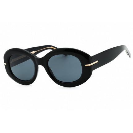 Hugo Boss Women's Sunglasses - Black Plastic Oval Full Rim Frame | BOSS 1521/S 0807 IR ,