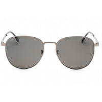 Hugo Boss Men's Sunglasses - Matte Dark Ruthenium Metal Oval | BOSS 1536/F/S 0R80 M9 ,