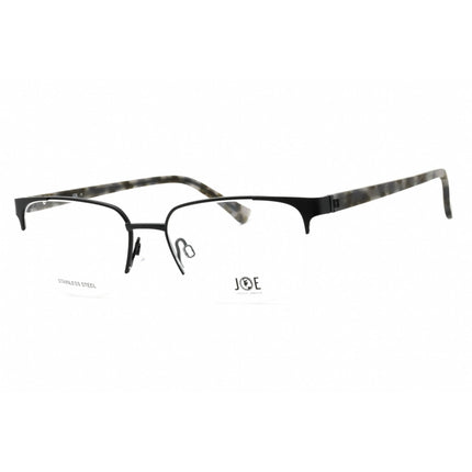Joe Optical Men's Eyeglasses - Black Jack Metal Rectangular Half Rim | JOE4084 001 ,