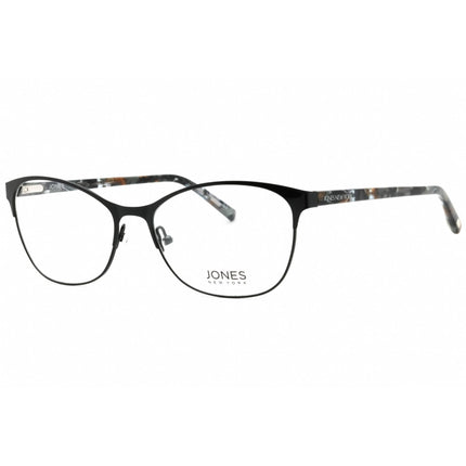 Jones New York Women's Eyeglasses - Black Metal Cat Eye Full Rim Frame | J491 0BLA ,