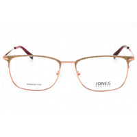 Jones New York Women's Eyeglasses - Rose Gold Metal Square Full Rim Frame | J495 0ROG ,