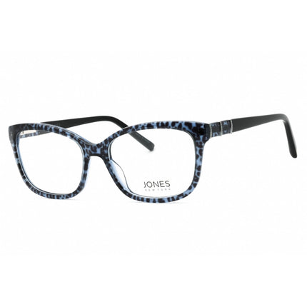 Jones New York Women's Eyeglasses - Blue Leopard Acetate Cat Eye Frame | J779 0BLL ,