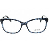 Jones New York Women's Eyeglasses - Blue Leopard Acetate Cat Eye Frame | J779 0BLL ,