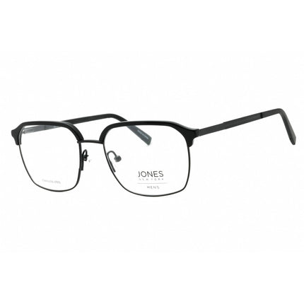 Jones New York Men's Eyeglasses - Black Metal Square Full Rim Frame | VJOM370 0BLA ,