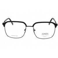 Jones New York Men's Eyeglasses - Black Metal Square Full Rim Frame | VJOM370 0BLA ,