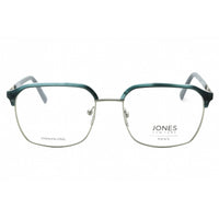 Jones New York Men's Eyeglasses - Blue Horn Metal Square Full Rim Frame | VJOM370 0BLH ,