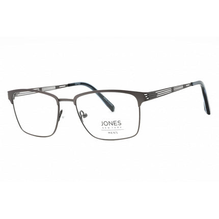 Jones New York Men's Eyeglasses - Gunmetal Rectangular Full Rim Frame | VJOM372 0GUN ,