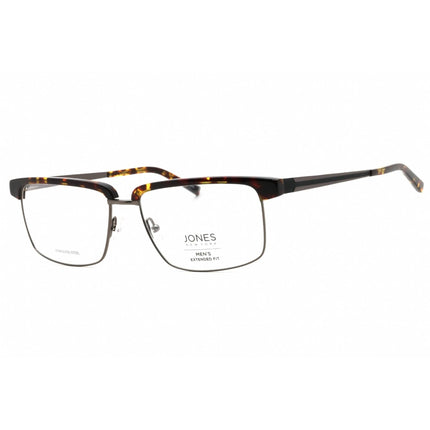 Jones New York Men's Eyeglasses - Havana Metal Rectangular Full Rim | VJOM374 0HAV ,