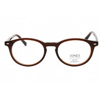 Jones New York Men's Eyeglasses - Brown Acetate Round Full Rim Frame | VJOM546 0BRO ,