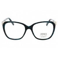 Jones New York Women's Eyeglasses - Blue Havana Acetate Square Frame | VJON783 0BLH ,