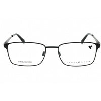 Joseph Abboud Men's Eyeglasses - Black Metal Rectangular Full Rim Frame | JA4068 001 ,