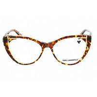 Karl Lagerfeld Women's Eyeglasses - Texture Yellow Cat Eye Full Rim Frame | KL6078 705 ,