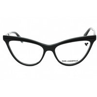 Karl Lagerfeld Women's Eyeglasses - Black Acetate Cat Eye Full Rim Frame | KL6079 001 ,