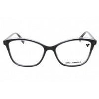 Karl Lagerfeld Women's Eyeglasses - Black/Grey Cat Eye Full Rim Frame | KL6095 009 ,