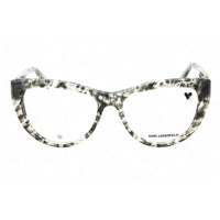 Karl Lagerfeld Women's Eyeglasses - Textured Grey Acetate Cat Eye Frame | KL6133 062 ,