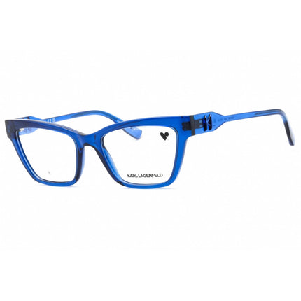 Karl Lagerfeld Women's Eyeglasses - Blue Injected Propionate Full Rim | KL6135 400 ,