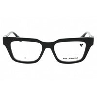 Karl Lagerfeld Unisex Eyeglasses - Black Rectangular Shape Full Rim Frame | KL6152 001 ,