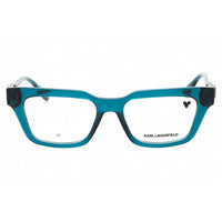 Karl Lagerfeld Unisex Eyeglasses - Blue Injected Propionate Rectangular | KL6152 400 ,