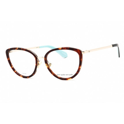 Kate Spade Women's Eyeglasses - Havana Metal Cat Eye Full Rim Frame | AUDRI/G 0086 00 ,