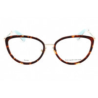 Kate Spade Women's Eyeglasses - Havana Metal Cat Eye Full Rim Frame | AUDRI/G 0086 00 ,