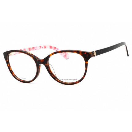 Kate Spade Women's Eyeglasses - Havana Pattern Pink Cat Eye Frame | Briella 0MAP 00 ,