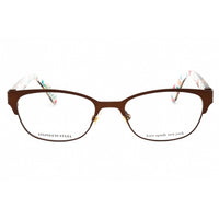 Kate Spade Women's Eyeglasses - Brown Honeytweed Metal Rectangular | Diandra 0305 00 ,