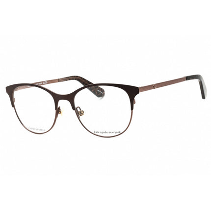 Kate Spade Women's Eyeglasses - Brown Metal Square Full Rim Frame | JENELL 009Q 00 ,