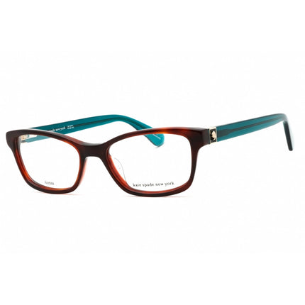 Kate Spade Women's Eyeglasses - Havana Plastic Cat Eye Full Rim Frame | RENNE 0086 00 ,