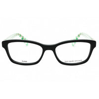 Kate Spade Women's Eyeglasses - Black Plastic Rectangular Full Rim | RENNE 0807 00 ,
